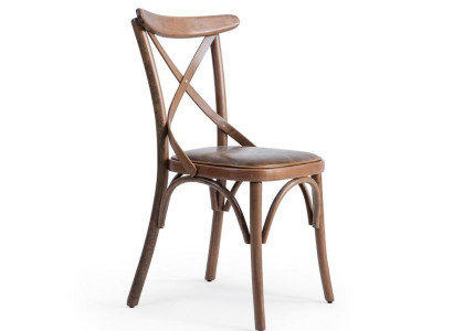 Wood Designer Chair Luxury Dining room Furniture Brown new Furnishings